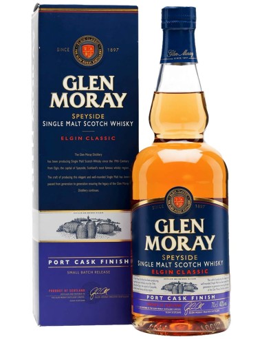 Single Malt Scotch Whisky Glen Moray Classic Port Cask 70 cl.