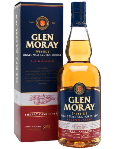 Single Malt Scotch Whisky Glen Moray Elgin Classic 70 cl.