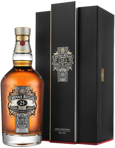 Blended Scotch Whisky Chivas Regal 25 ans Leather Case 70 cl.