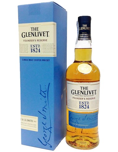 Single Malt Scotch Whisky The Glenlivet Founders Reserve étui 70 cl.