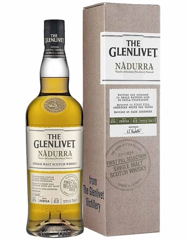 Single Malt Scotch Whisky The Glenlivet Nadurra First Fill Selection étui 70 cl.