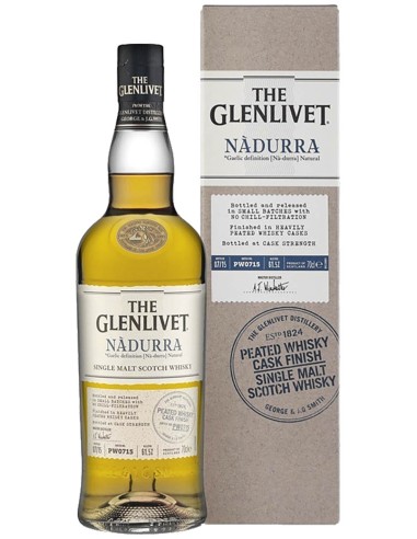 Single Malt Scotch Whisky The Glenlivet Nadurra Peated étui 70 cl.