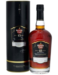 Ron Havana Club Añejo 15 ans étui 70 cl.