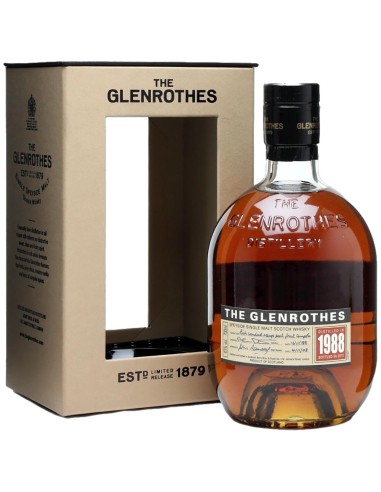 Single Malt Whisky Glenrothes Bottled 2011 23 ans 1988 70 cl.
