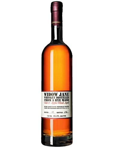 Rye Whiskey Widow Jane American Oak & Applewood âgé 70 cl.