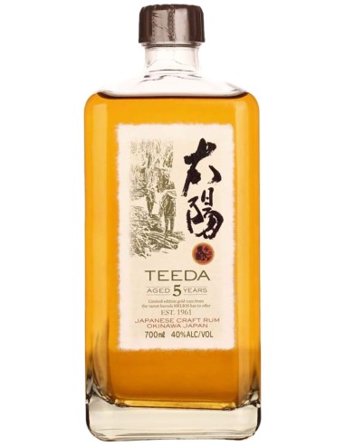 Rum Teeda Okinawa Japanese Craft âgé 5 ans 70 cl.