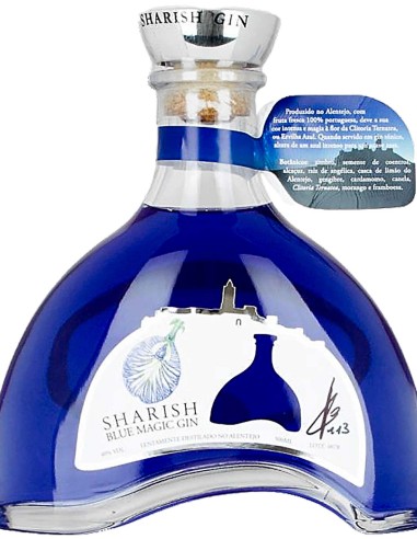 Gin Sharish Blue Magic 50 cl.