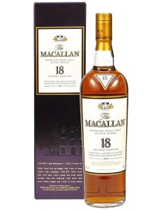 Single Malt Scotch Whisky Macallan Sherry Oak 18 ans 70 cl.