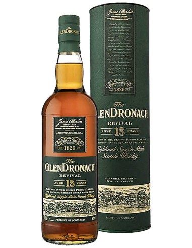 Single Malt Scotch Whisky GlenDronach Revival 15 ans 70 cl.