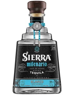 Tequila Sierra Milenario Blanco 100% Agave 70 cl.