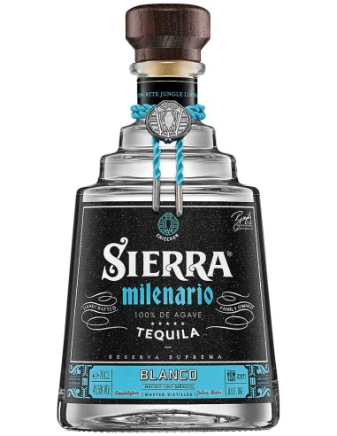 Tequila Sierra Milenario Blanco 100% Agave 70 cl.