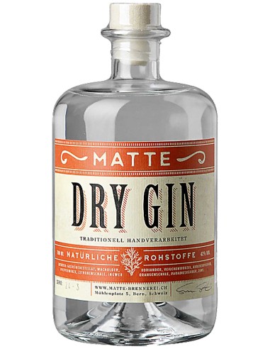 Gin Matte Brennerei Dry 50 cl.