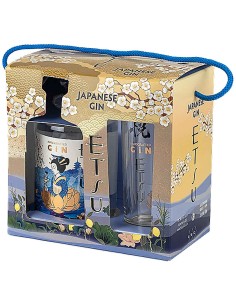 Gin ETSU Japanese avec verre 70 cl.