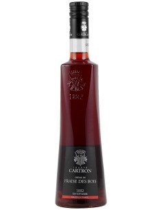 Liqueur Joseph Cartron Crème de Fraise des Bois Cruchon 70 cl.
