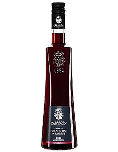 Liqueur Joseph Cartron Crème de Framboise de Bourgogne Cruchon 35 cl.