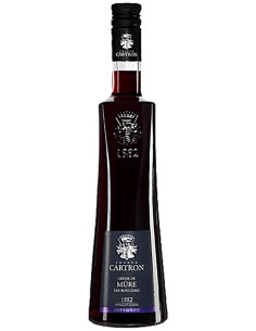 Liqueur Joseph Cartron Crème de Mûre des Roncières Cruchon 70 cl.