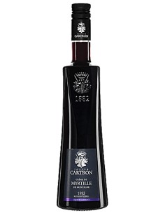 Liqueur Joseph Cartron Crème de Myrtille de Montagne Cruchon 70 cl.
