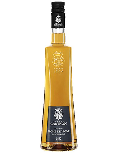 Liqueur Joseph Cartron Crème de Pèche de Vigne Cruchon 35 cl.