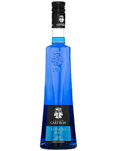 Liqueur Joseph Cartron Curaçao Bleu 50 cl.