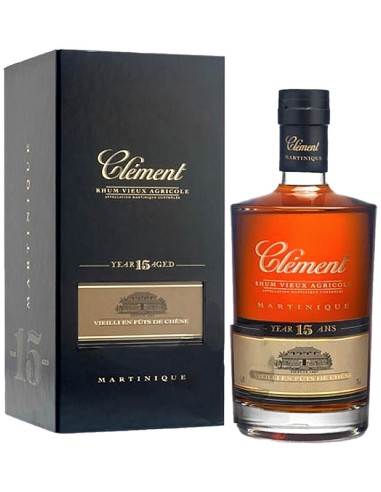 Rhum Clément Martinique 15 ans 70 cl.