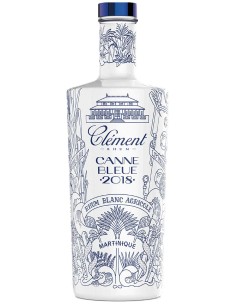 Rhum Clément Martinique Canne Bleue 2018 (blanc) 70 cl.