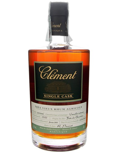 Rhum Clément Martinique Vieux Vanille Intense Single Cask 50 cl.