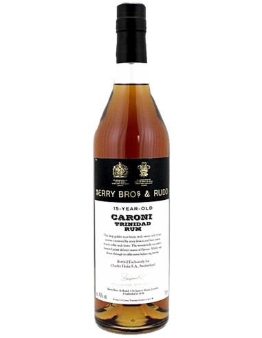 Rum Berrys’ Own Selection Caroni Trinidad 15 ans 70 cl. * (Disponible dès juin 2021)