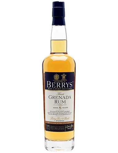 Rum Berrys’ Own Selection Grenada âgé 8 ans 70 cl.
