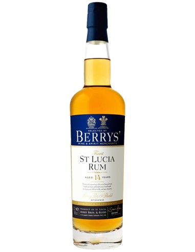Rum Berrys’ Own Selection St. Lucia âgé 14 ans 70 cl.