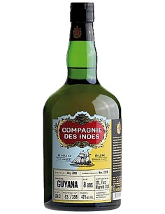 Rhum Compagnie des Indes Guyana DDL Port Mourant Still 8 ans - (May 10 - Nov. 18) - Cask GPM52 70 cl.