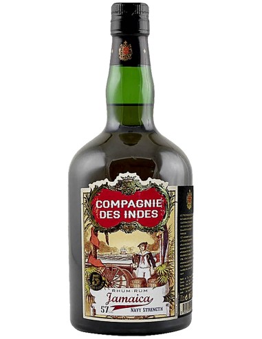 Rum Compagnie des Indes Jamaica 5 ans - Blend from Jamaica 70 cl.