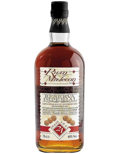 Ron Malecon Panamá Reserva Imperial 21 ans 70 cl.