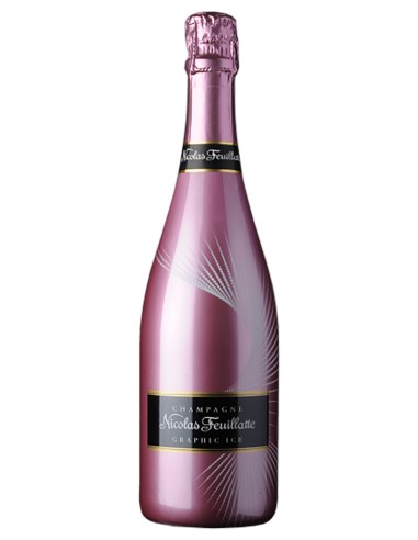 Nicolas Feuillatte Graphic Ice Rosé (Demi-Sec) AOC Champagne NV 75 cl.