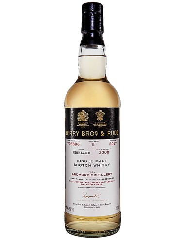 Blended Scotch Whisky Berrys’ Own Selection Ardmore 2008 - bottled 2017 Cask No.708606 70 cl.