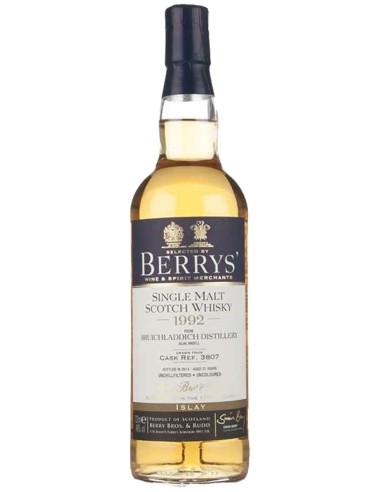 Blended Scotch Whisky Berrys’ Own Selection Auchentoshan 1992 - bottled 2014 Cask No.7751 70 cl.