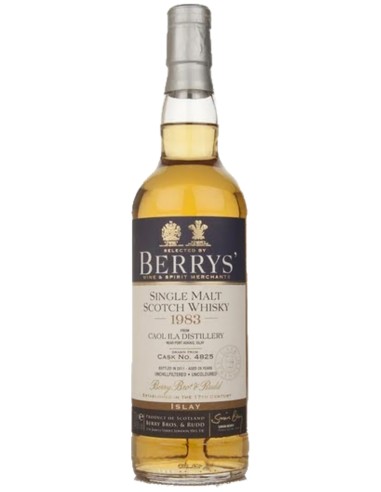 Blended Scotch Whisky Berrys’ Own Selection Caol Ila 2008 - bottled 2019 Cask No.314299 70 cl.