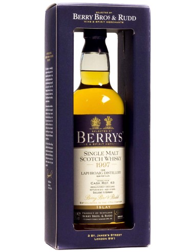 Blended Scotch Whisky Berrys’ Own Selection Laphroaig 1997 - bottled 2015 Cask No.67 70 cl.
