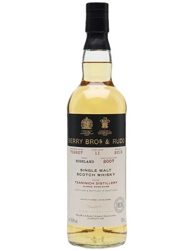 Blended Scotch Whisky Berrys’ Own Selection Teaninich 2007 - bottled 2018 Cask No.302374 70 cl.