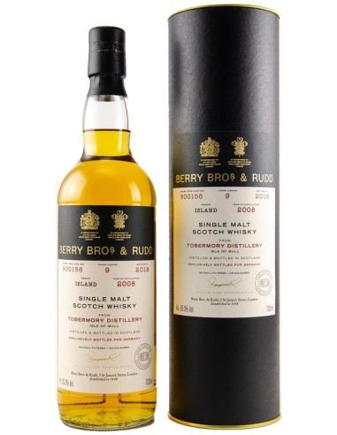 Blended Scotch Whisky Berrys’ Own Selection Tobermory 2008 - bottled 2018 Cask No.900167 70 cl.