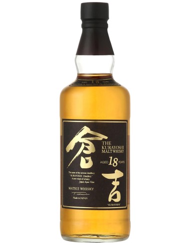 Japanese Pure Malt Whisky The Kurayoshi 18 ans 70 cl.