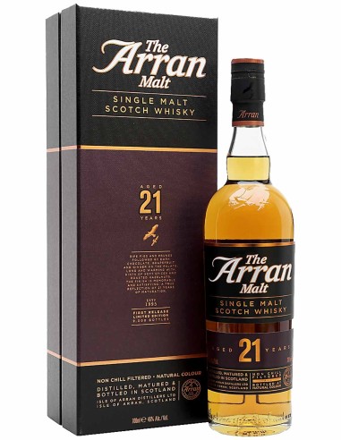 Single Malt Scotch Whisky Arran 21 ans 70 cl.