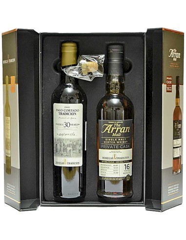 Single Malt Scotch Whisky Arran Whisky meets Sherry" Limited Edition (1 x Arran 50 cl. / 1 x Palo Cortado 50 cl.) 100 cl.