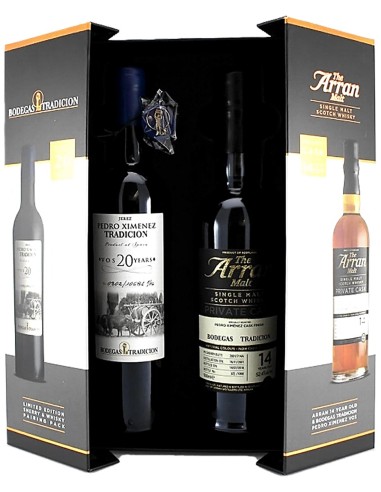 Single Malt Scotch Whisky Arran Whisky meets Sherry" Limited Edition (1 x Arran 50 cl. / 1 x Pedro Ximenez 50 cl.) 100 cl.