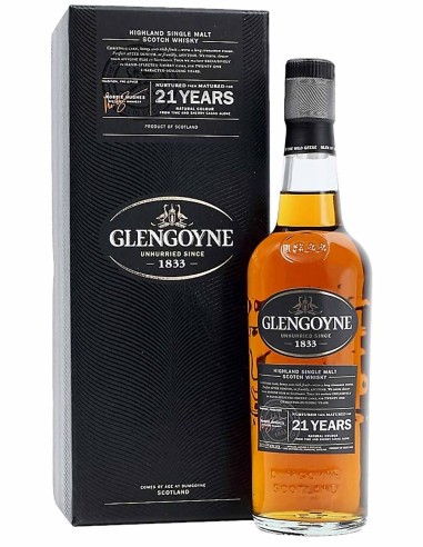 Single Malt Scotch Whisky Glengoyne 21 ans 20 cl.