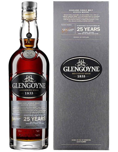 Single Malt Scotch Whisky Glengoyne 25 ans 70 cl.