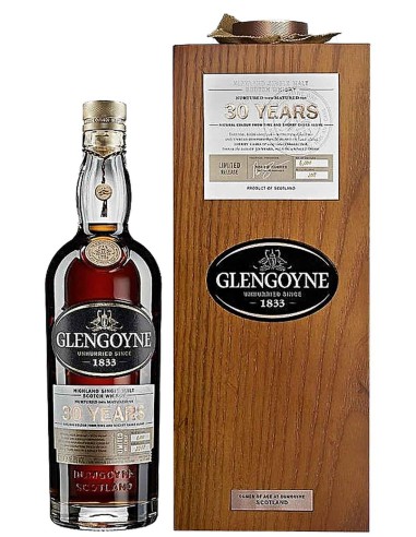 Single Malt Scotch Whisky Glengoyne 30 ans 70 cl.