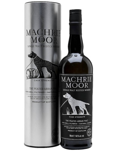 Single Malt Scotch Whisky Machrie Moor The Peated Arran Cask Strength 70 cl.
