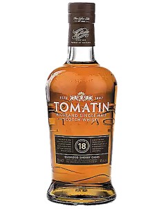 Single Malt Scotch Whisky Tomatin 18 ans 70 cl.
