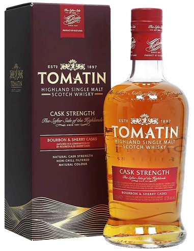 Single Malt Scotch Whisky Tomatin Cask Strength 70 cl.