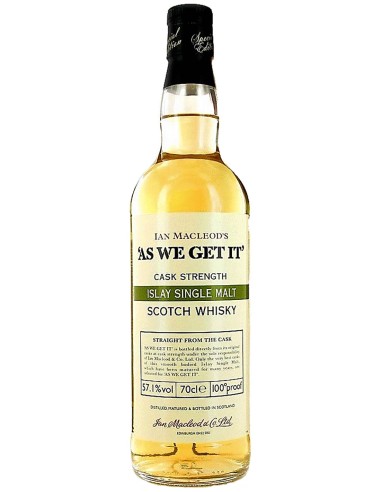 Single Malt Scotch Whisky ‘AS WE GET IT’ Islay 70 cl.